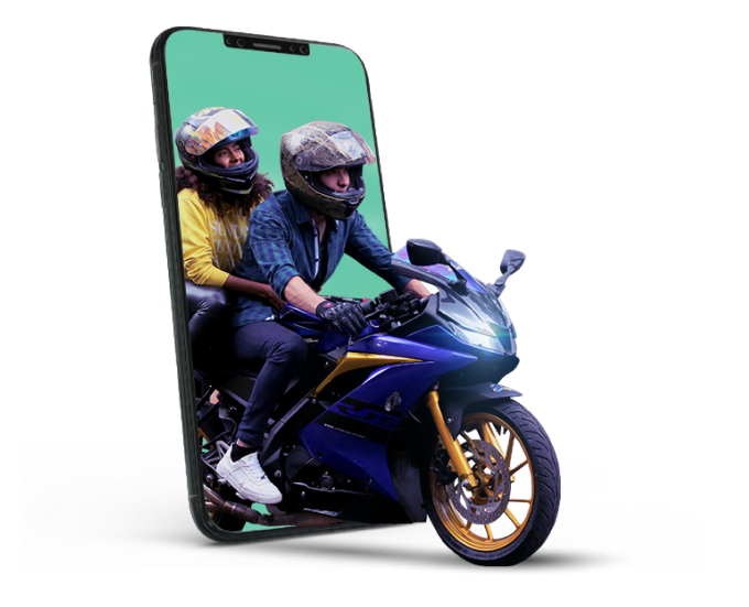 Conductor Picap en moto